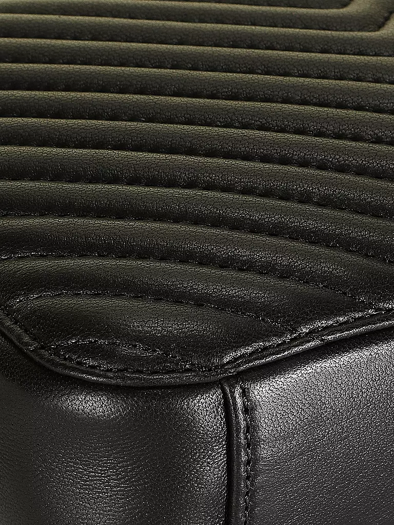 LES VISIONNAIRES | Sac en cuir - Mini Sac LOLA QUILTING | Noir