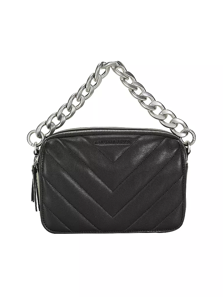 LES VISIONNAIRES | Sac en cuir - Sac bandoulière EMILY QUILTING | Noir