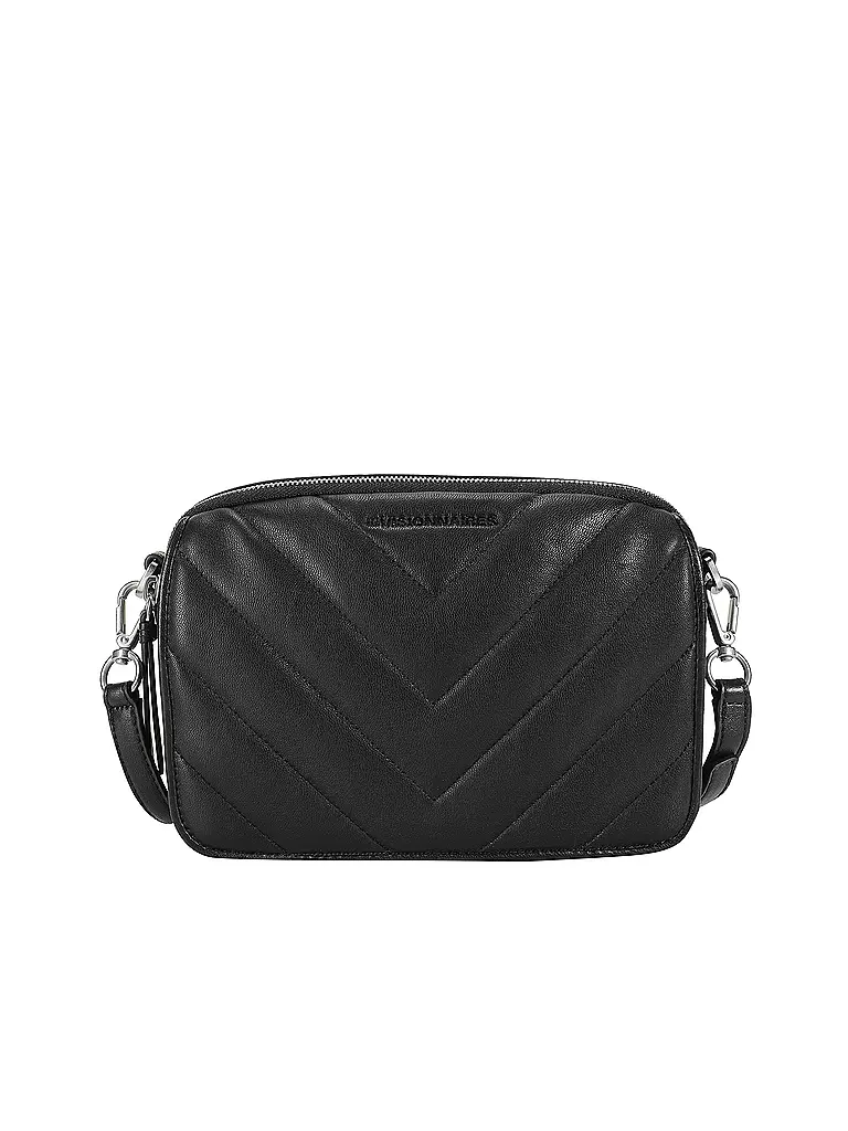 LES VISIONNAIRES | Sac en cuir - Sac bandoulière EMILY QUILTING | Noir