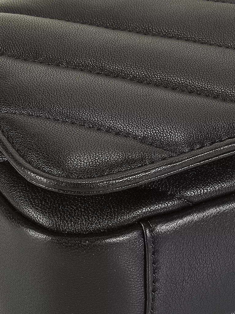 LES VISIONNAIRES | Sac en cuir - Sac bandoulière EMILY QUILTING | Noir