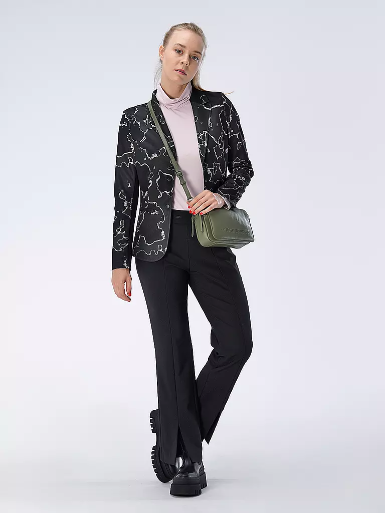 LES VISIONNAIRES | Sac en cuir - Sac bandoulière EMILY SILKY | Vert foncé