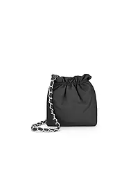 LES VISIONNAIRES | Sac en cuir - Sac seau LILOU SILKY | Noir