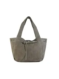 LES VISIONNAIRES | Sac en cuir - Shopper GABRIELLA | Olive