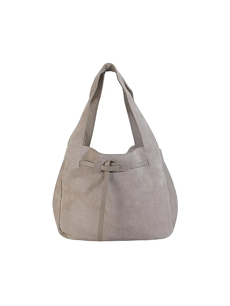 LES VISIONNAIRES | Sac en cuir - Shopper GABRIELLA | Beige