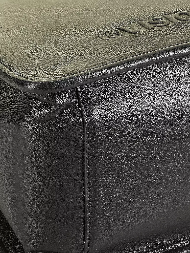 LES VISIONNAIRES | Sac en cuir - Tote Bag LENA SILKY | Noir