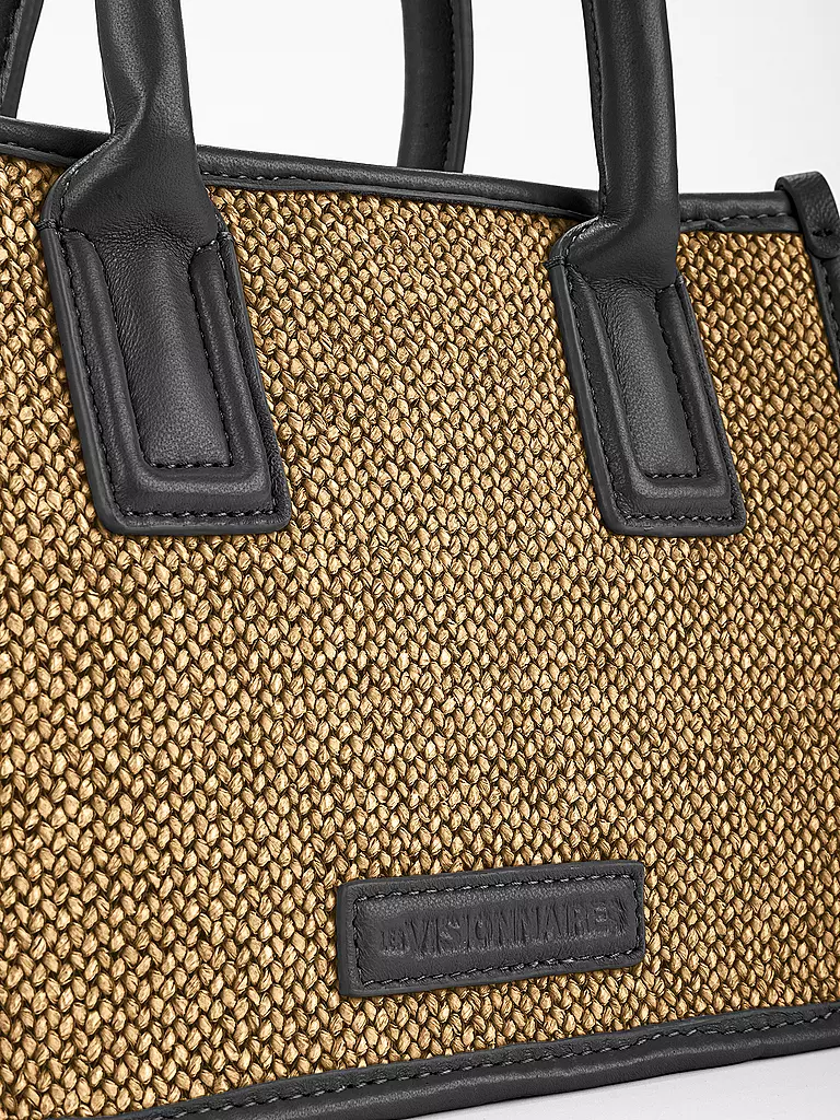 LES VISIONNAIRES | Tasche - Tote Bag LENI CANVAS | Noir