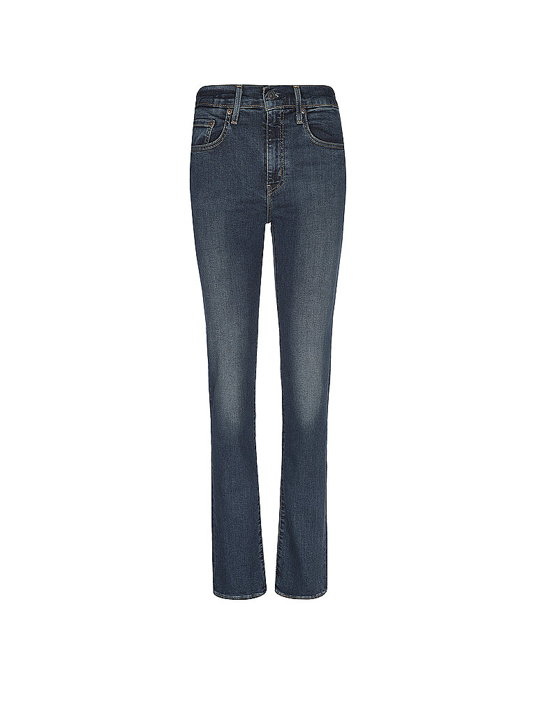 Jeans coupe droite taille haute 724 bleu marine 25/L32