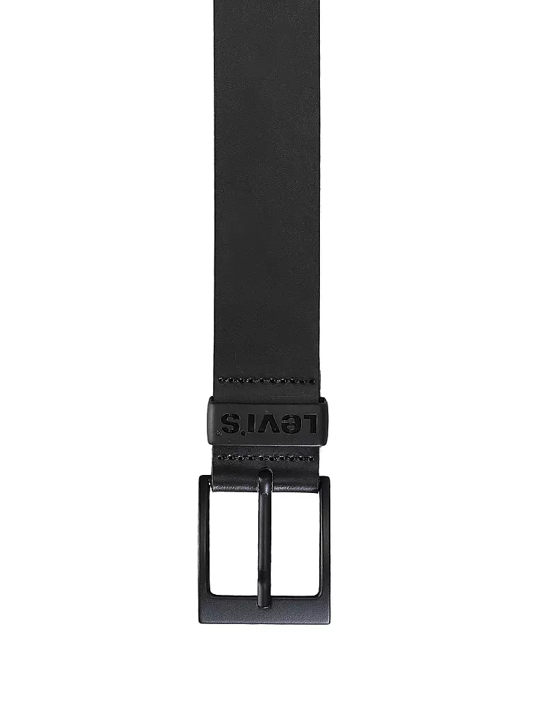 LEVI'S® | Ceinture en cuir ASHLAND METAL | schwarz