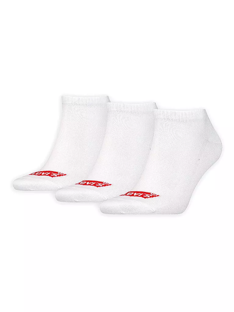 LEVI'S® | Chaussettes sneaker lot de 3 blanc | weiss