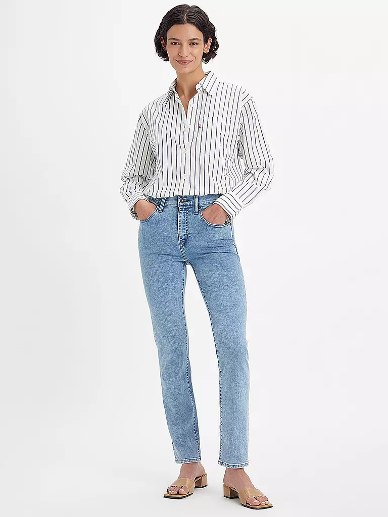 LEVI'S® | Jean taille haute coupe droite 724 | blau