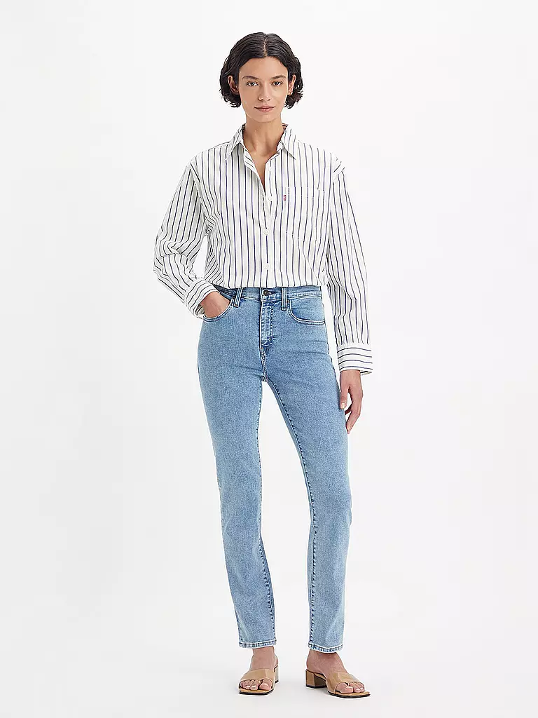 LEVI'S® | Jean taille haute coupe droite 724 | blau