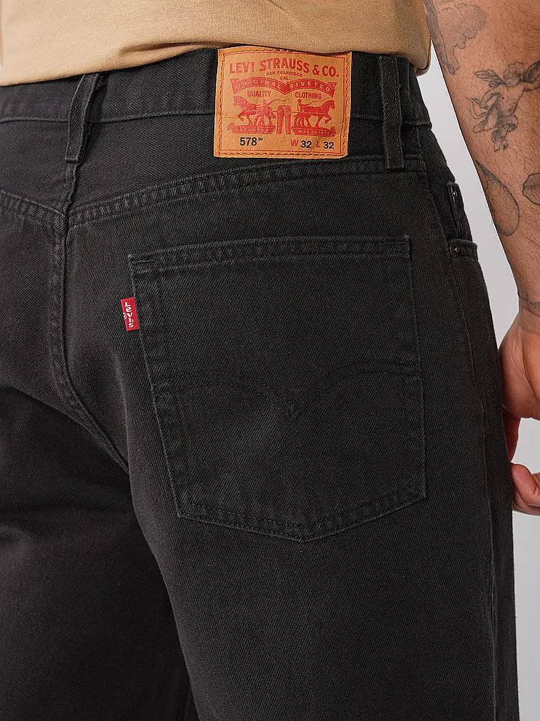 LEVI'S® | Jeans Coupe Baggy METEORITE | schwarz