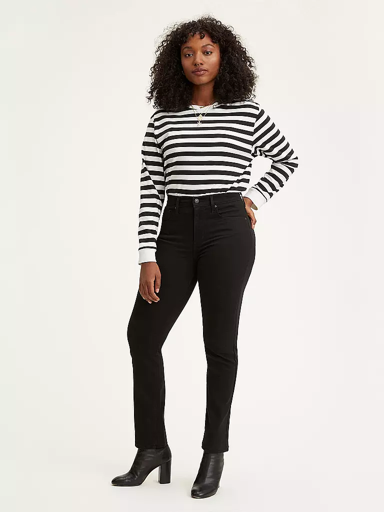 LEVI'S® | Jeans Coupe Droite 724 Taille Haute | schwarz
