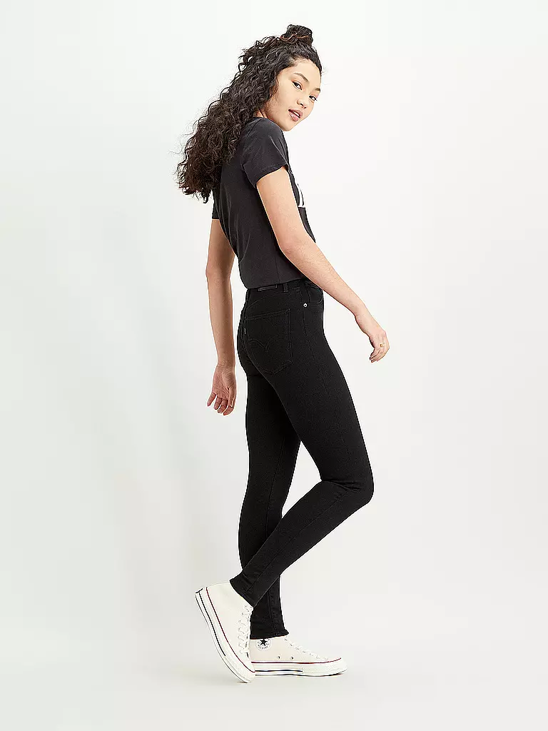 LEVI'S® | Jeans MILE taille haute super skinny | Noir