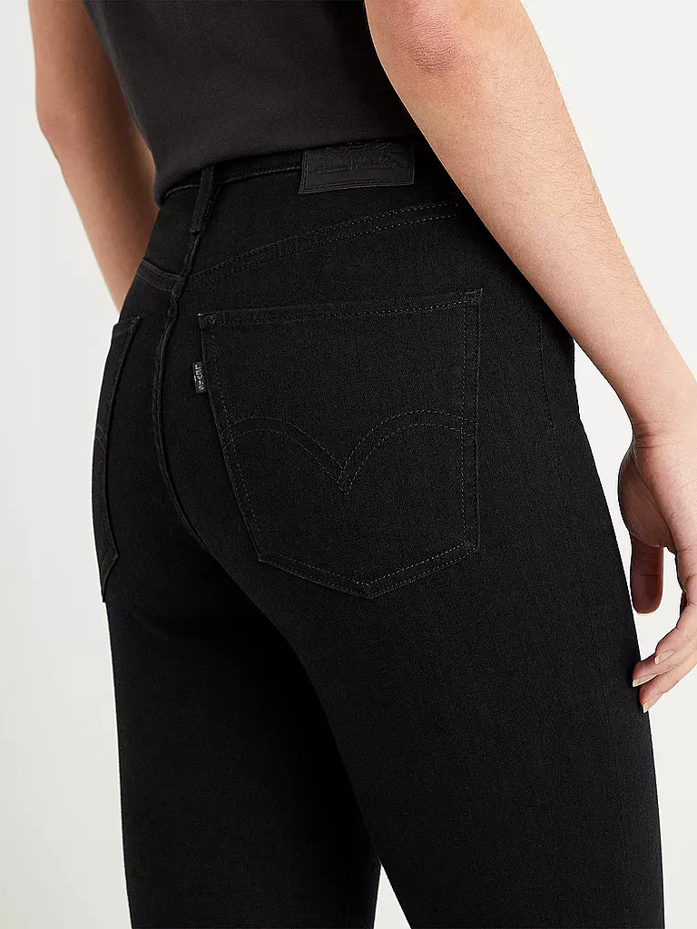LEVI'S® | Jeans MILE taille haute super skinny | Noir