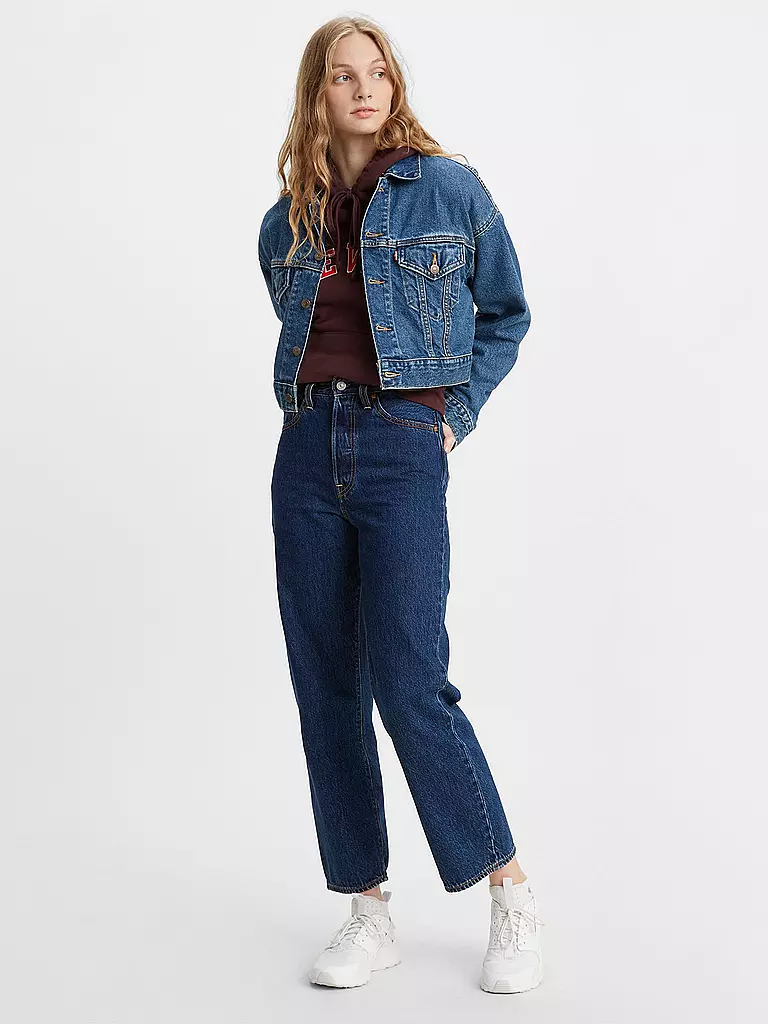 LEVI'S® | Jeans Ribcage coupe droite 7/8 | blau