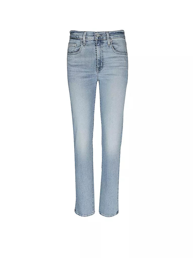 LEVI'S® | Jeans taille haute coupe droite 724 | Bleu clair