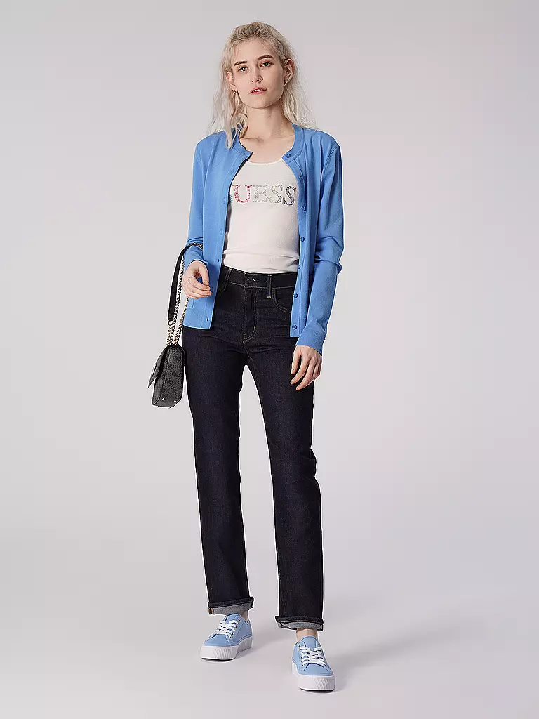 LEVI'S® | Jeans taille haute coupe droite 724 | dunkelblau