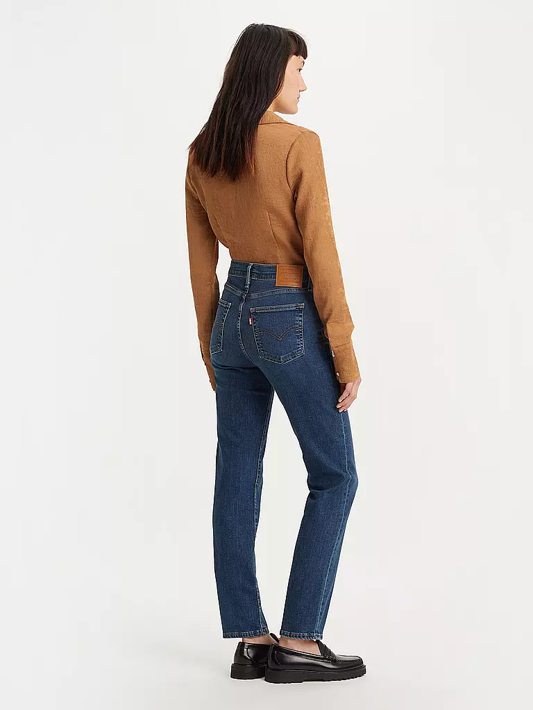LEVI'S® | Jeans taille haute coupe droite 724 | dunkelblau