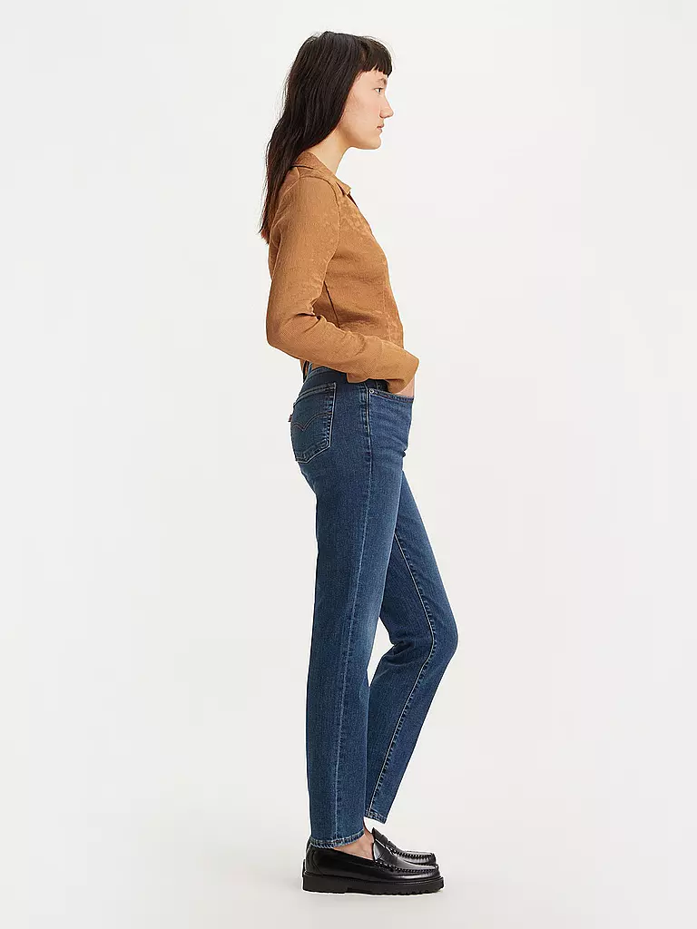 LEVI'S® | Jeans taille haute coupe droite 724 | dunkelblau