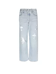 LEVI'S® | Jeans taille haute coupe droite 7/8 RIBCAGE STRAIGHT | Bleu clair
