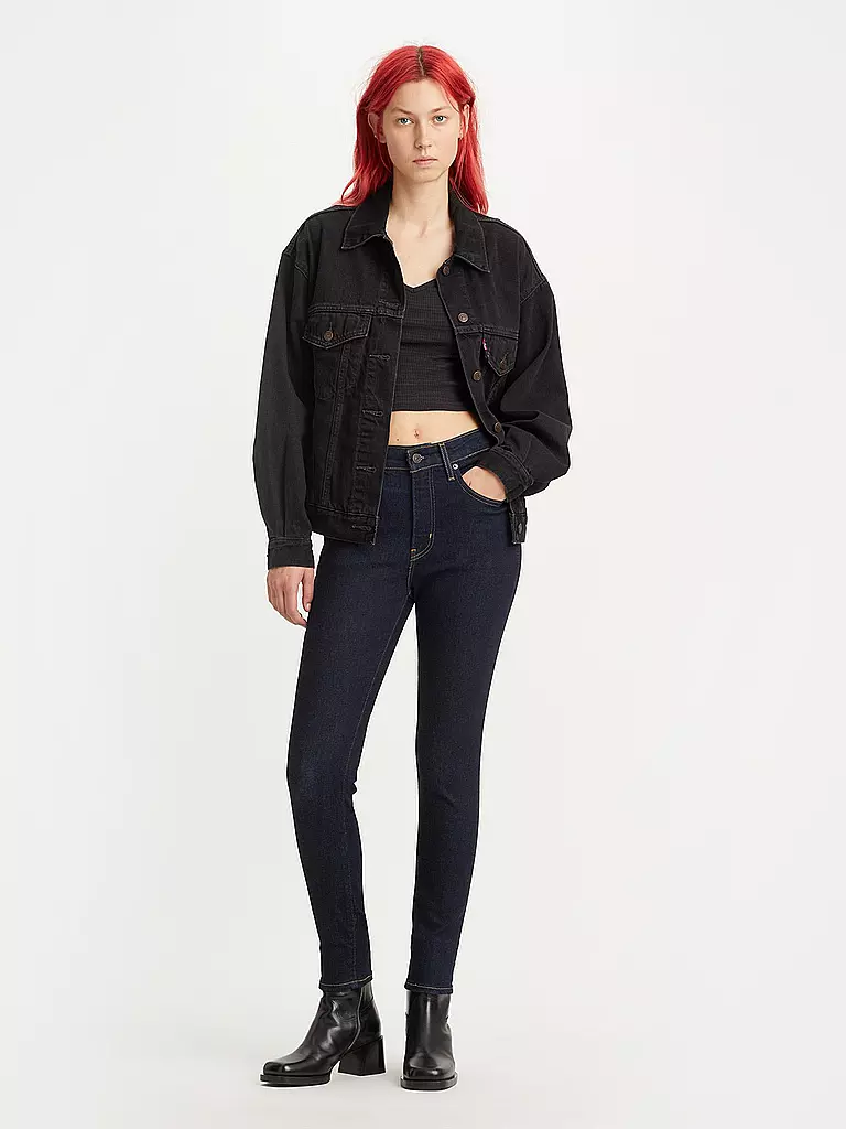 LEVI'S® | Jeans taille haute coupe skinny 721 | dunkelblau