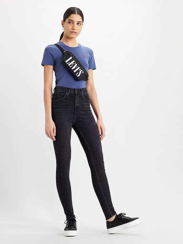 LEVI'S® | Jeans taille haute super skinny fit MILE | schwarz