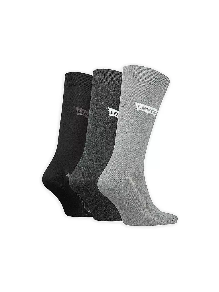 LEVI'S® | Lot de 3 paires de chaussettes, combo gris | 