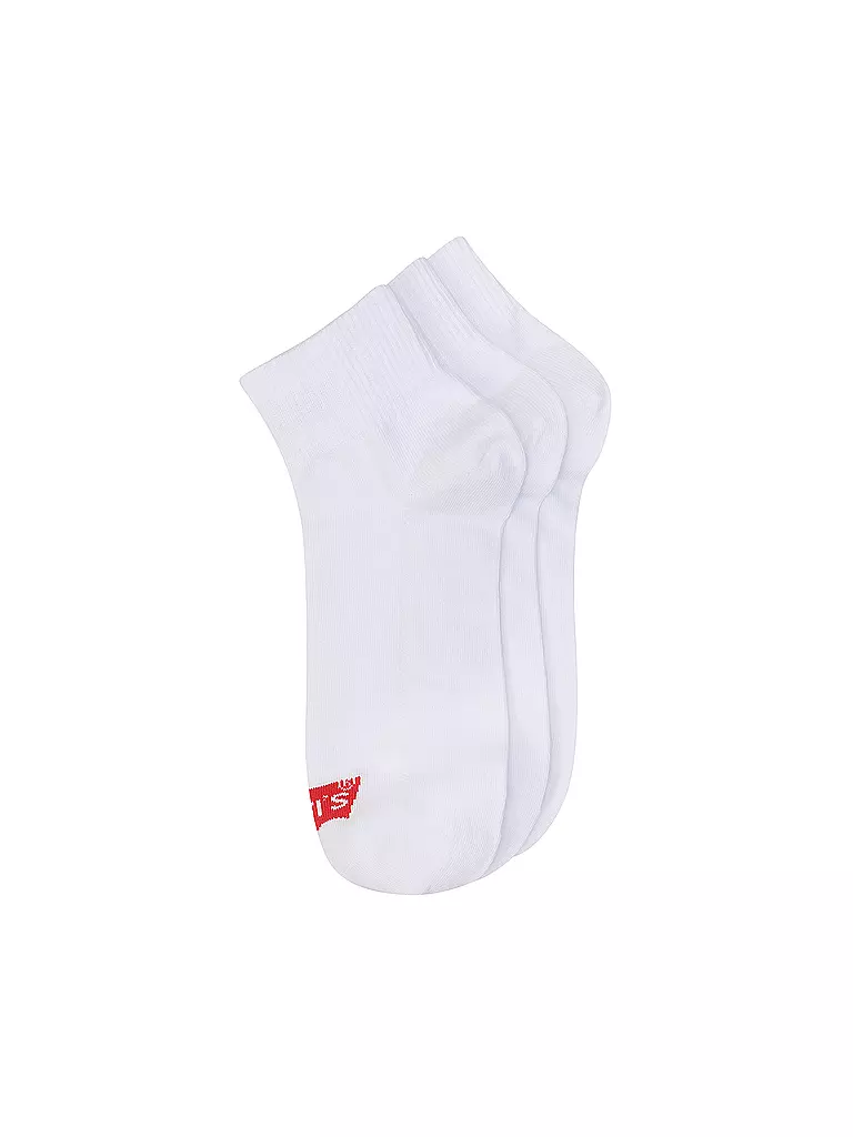 LEVI'S® | Lot de 3 paires de chaussettes blanches | Blanc