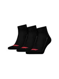 LEVI'S® | Lot de 3 paires de chaussettes noir | Noir