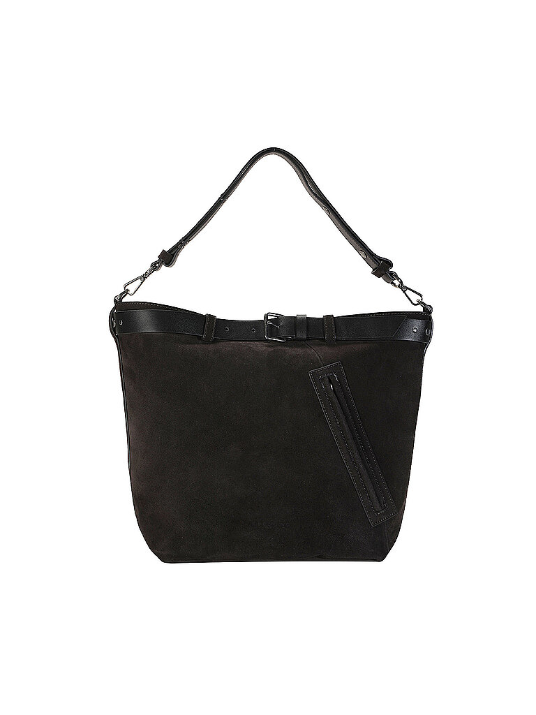 Sac en cuir - Sac seau ZITA Large marron