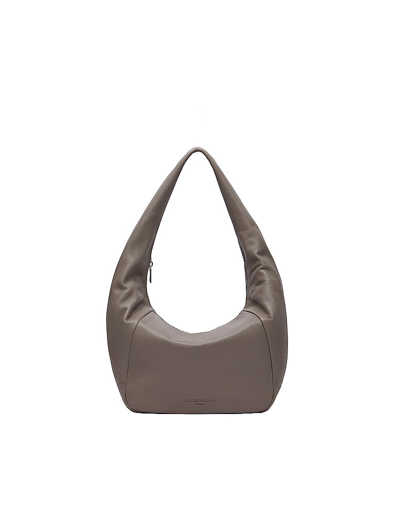 Sac en cuir - Hobo Bag FARRAH Medium marron