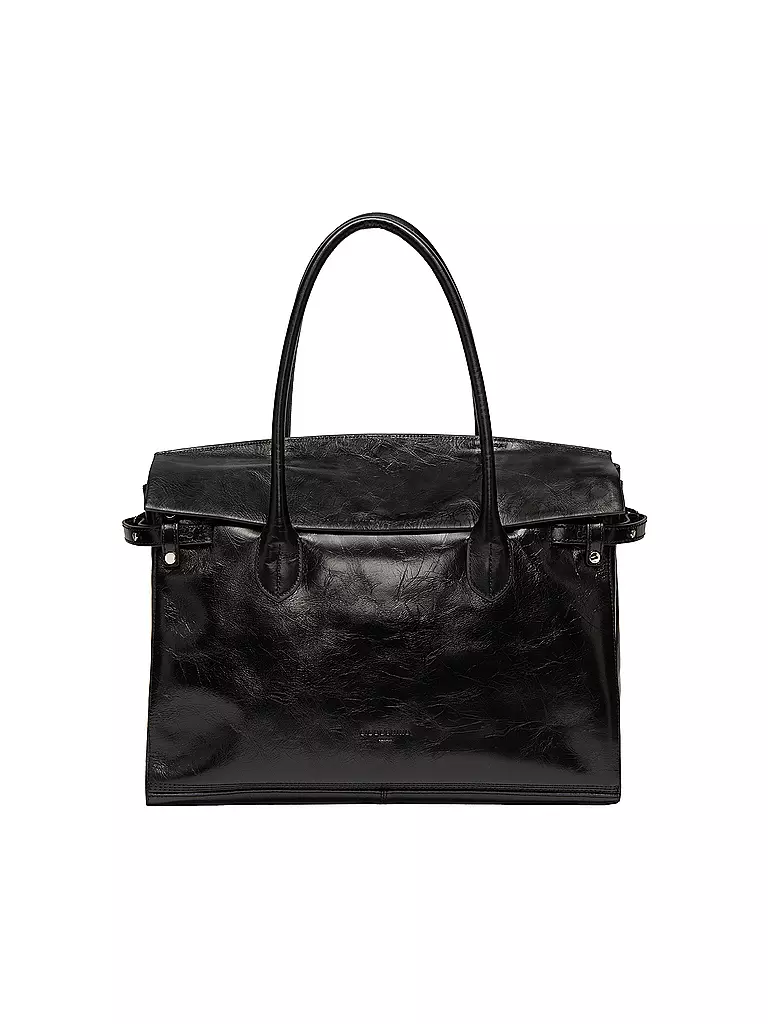 LIEBESKIND BERLIN | Ledertasche - Henkeltasche GLORIA SATCHEL Large | Noir