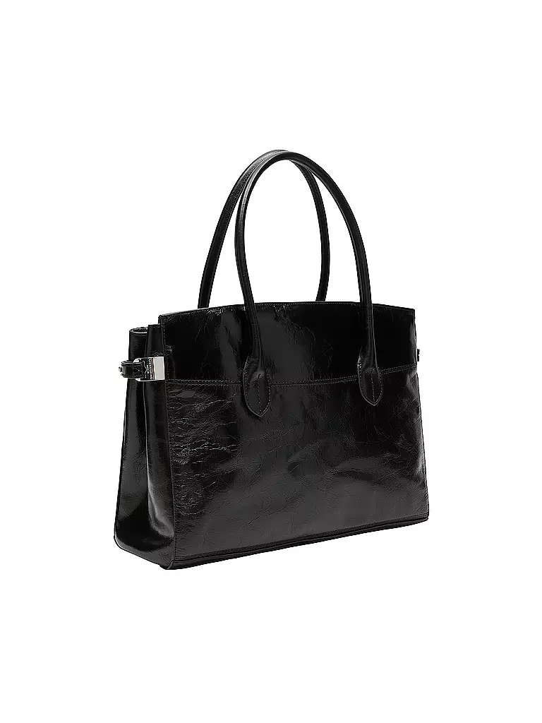LIEBESKIND BERLIN | Ledertasche - Henkeltasche GLORIA SATCHEL Large | Noir