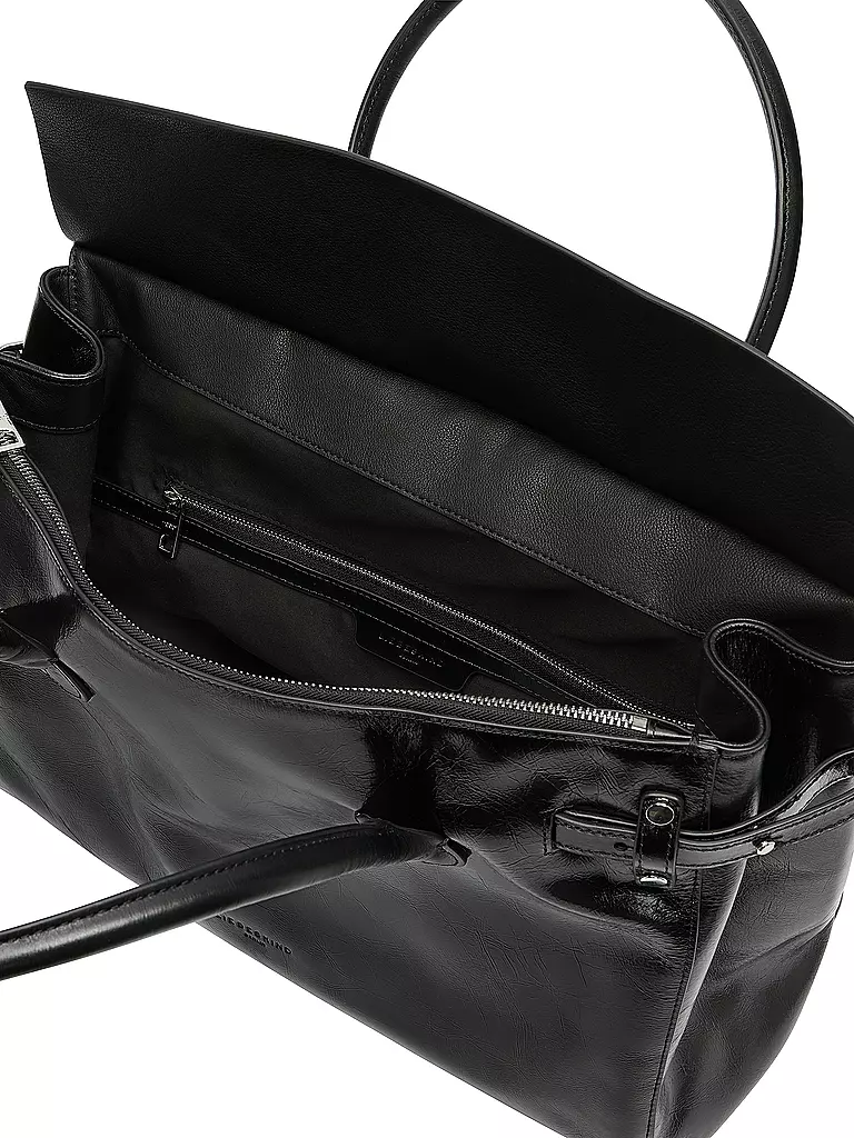 LIEBESKIND BERLIN | Ledertasche - Henkeltasche GLORIA SATCHEL Large | Noir