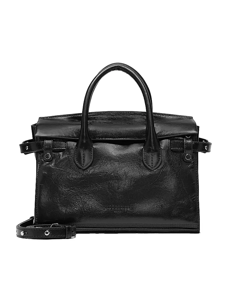 LIEBESKIND BERLIN | Ledertasche - Henkeltasche GLORIA SATCHEL Medium | Noir