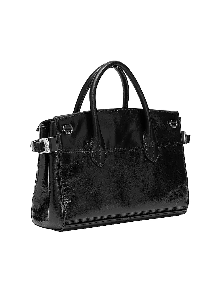 LIEBESKIND BERLIN | Ledertasche - Henkeltasche GLORIA SATCHEL Medium | Noir