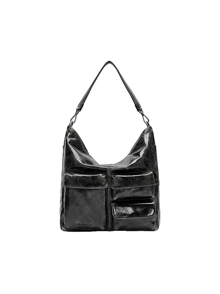 LIEBESKIND BERLIN | Ledertasche - Hobo ARCHIVE LK 204 Medium | Noir