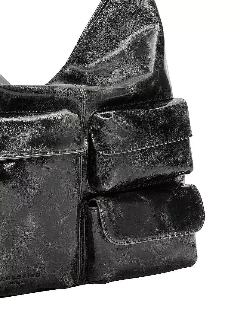 LIEBESKIND BERLIN | Ledertasche - Hobo ARCHIVE LK 204 Medium | Noir