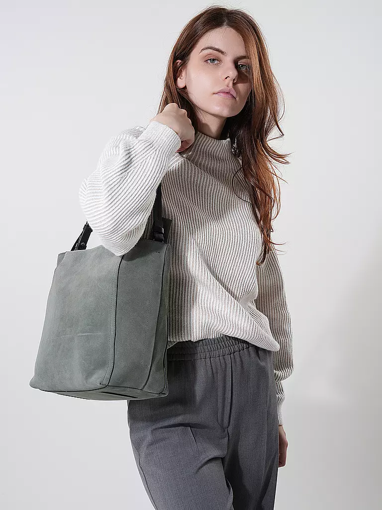 LIEBESKIND BERLIN | Ledertasche - Hobo CHUDY Medium  | Vert foncé