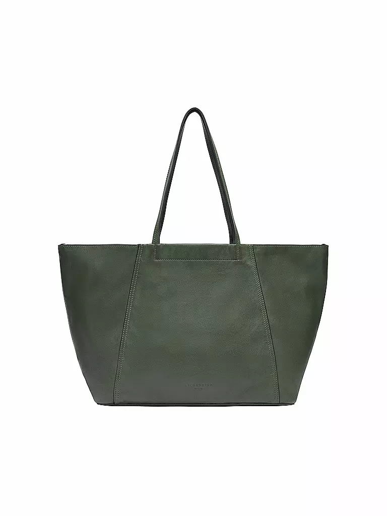 LIEBESKIND BERLIN | Ledertasche - Shopper CHUDY Large | Vert foncé