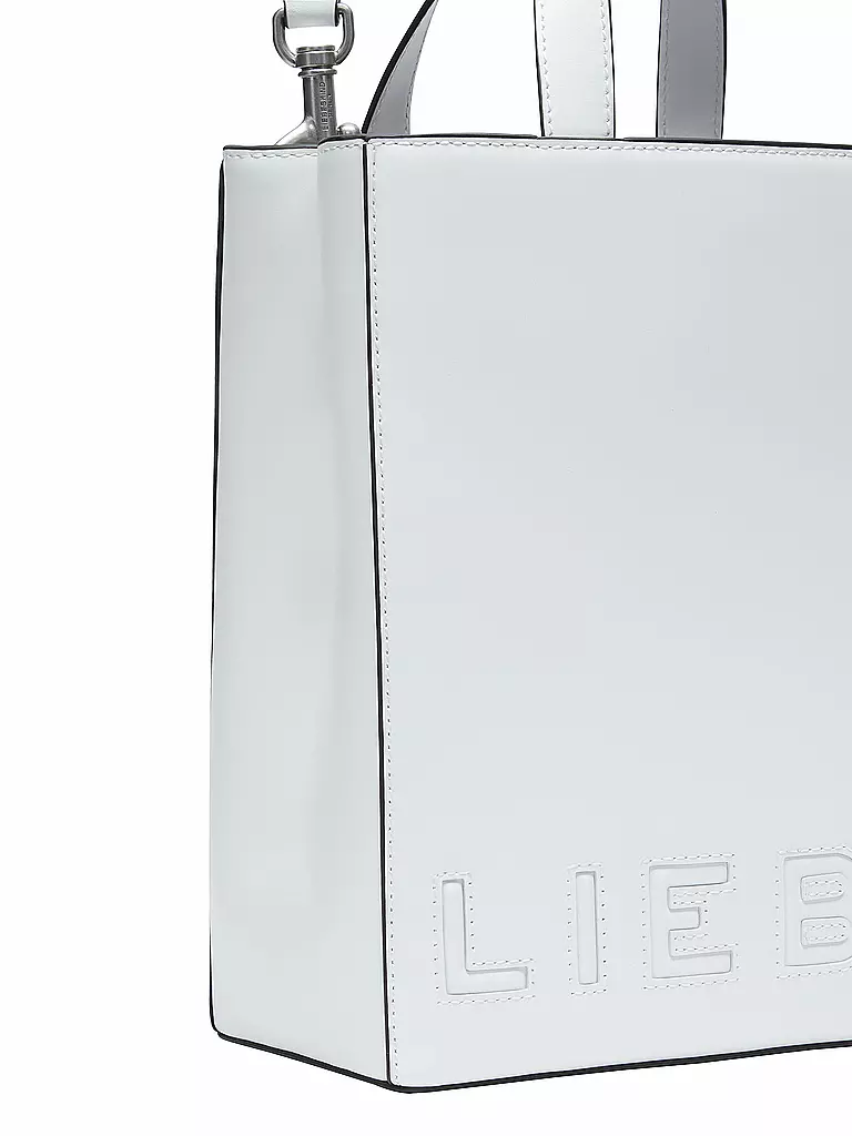 LIEBESKIND BERLIN | Ledertasche - Tote Bag PAPER BAG  Small | Blanc