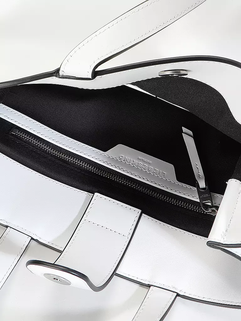 LIEBESKIND BERLIN | Ledertasche - Tote Bag PAPER BAG Medium | Blanc