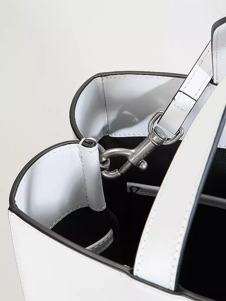 LIEBESKIND BERLIN | Ledertasche - Tote Bag PAPER BAG Medium | Blanc