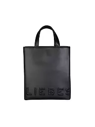 LIEBESKIND BERLIN | Ledertasche - Tote Bag PAPER BAG Small | Noir