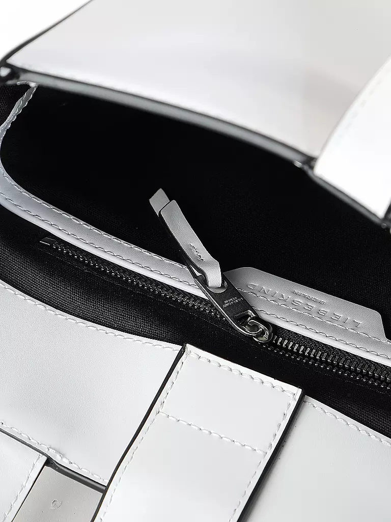 LIEBESKIND BERLIN | Ledertasche - Tote Bag PAPER BAG Small | Blanc