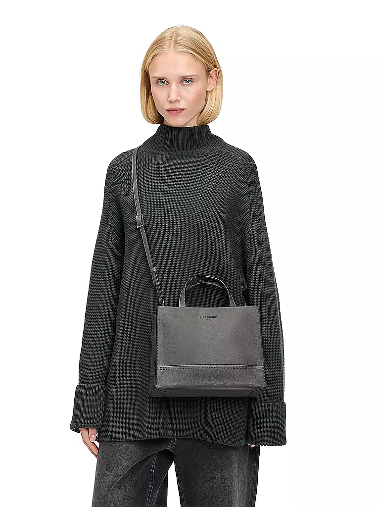 LIEBESKIND BERLIN | Sac en cuir - Cabas LOU SATCHEL Medium | grau