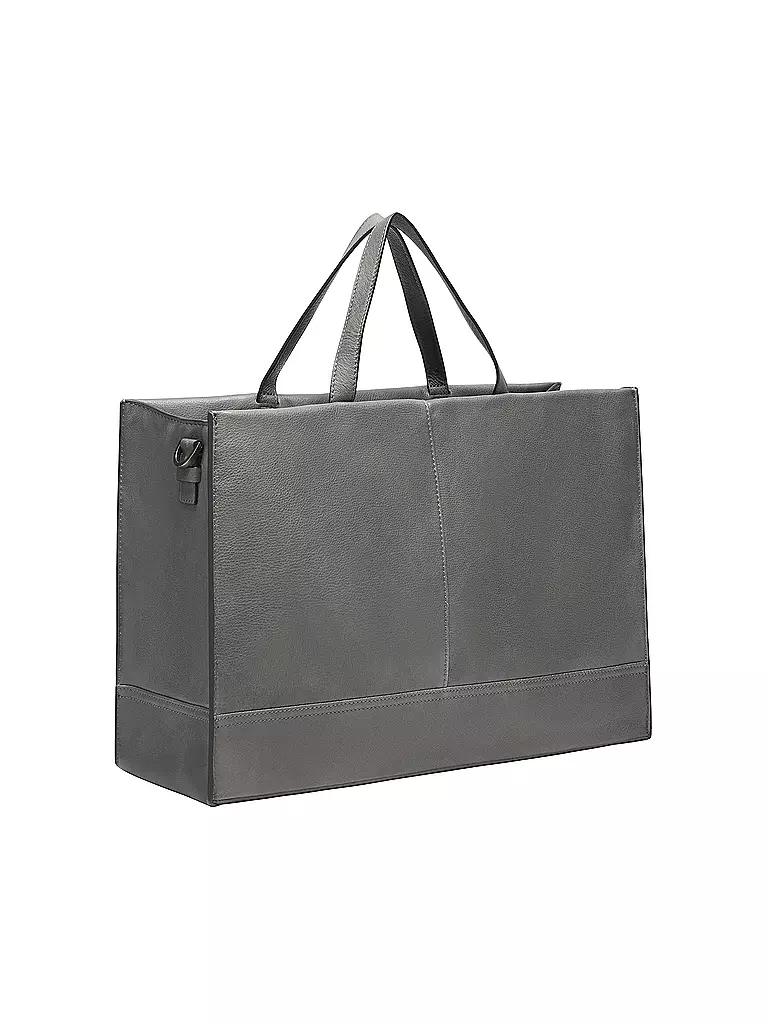 LIEBESKIND BERLIN | Sac en cuir - Cabas LOU SATCHEL Medium | grau
