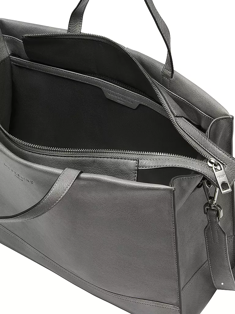 LIEBESKIND BERLIN | Sac en cuir - Cabas LOU SATCHEL Medium | grau