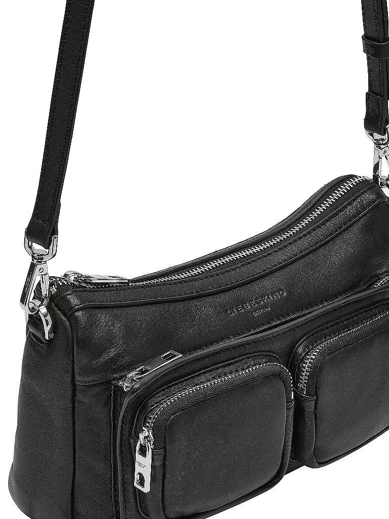 LIEBESKIND BERLIN | Sac en cuir - Hobo Bag MAIA Small | Noir